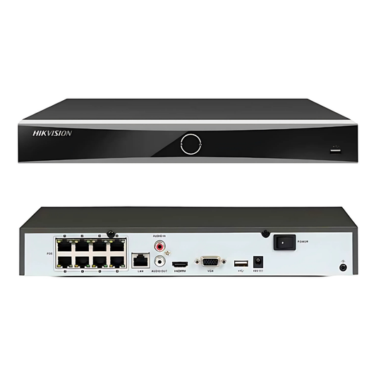 NVR Hikvision acusense DS-7208NXI-K1/8P de 8 canales, reconocimiento facial