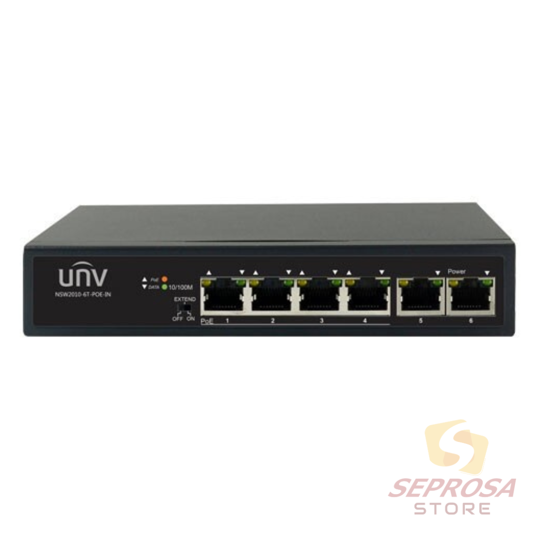 Switch poe de 4 puertos UNI