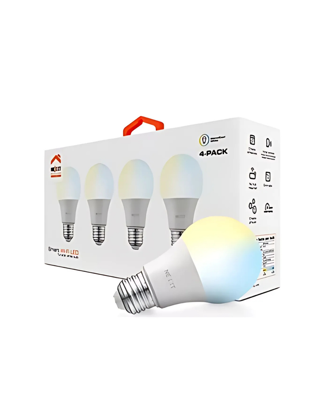 Nexxt Solutions Connectivity - Light Bulb - A19 RGB 110V 4PK