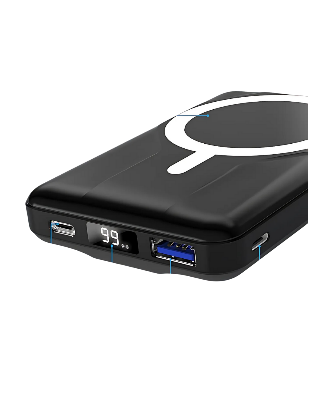 Azmuth Cargador portátil inalámbrico