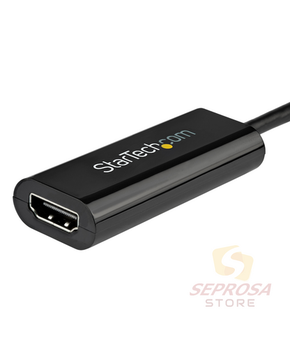 StarTech.com Adaptador USB 3.0 a HDMI - 1080p (1920x1200) - Adaptador Conversor Compacto de USB-A a HDMI para Monitor - Adaptador Gráfico Externo de Vídeo - Negro