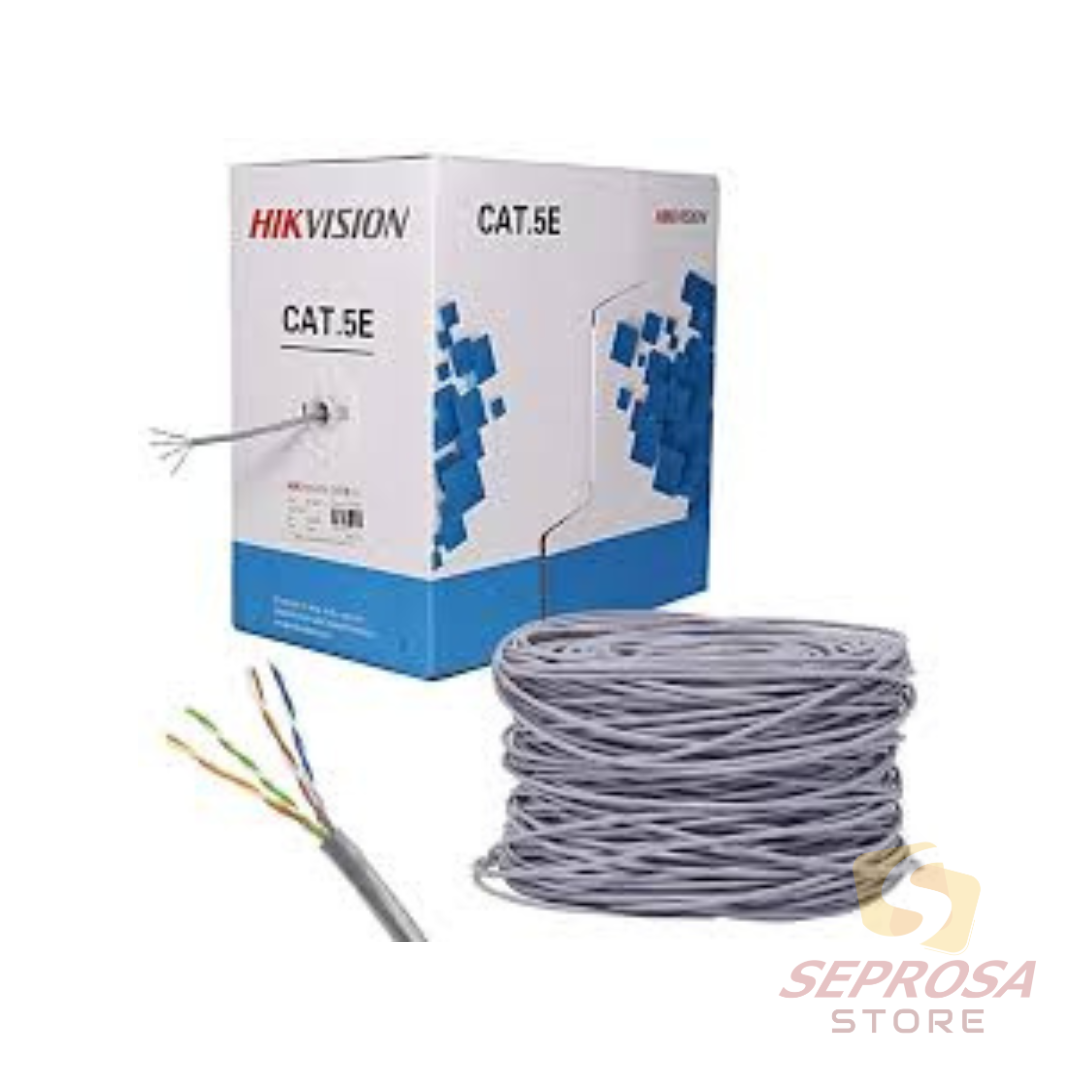 Cable hikvision 305m UTP CAT5E 70% COBRE