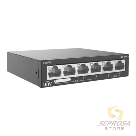 Switch poe de 4 puertos UNI