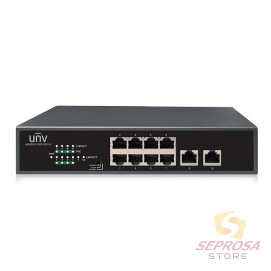 Switch poe de 8 puertos UNI